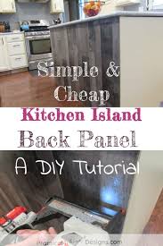 002.984.11 , which gives you a very easy cover panel install. Simple Cheap Kitchen Island Back Panel Practical Whimsy Designs