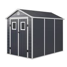 Gartenhaus spa 28 ohne impragnierung ohne farbbehandlung from cdn.manomano.com. Gartenhaus Aus Harz Gardiun Zoe B 5 32 M 190x280x226 Cm Mit Boden Anthrazit Grau Brycus