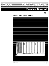 Maybe you would like to learn more about one of these? Onan Microlite 4000 Series Service Manual Pdf Download Manualslib