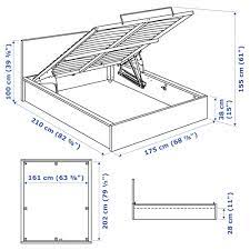 Si possono abbinare alla coppia di trapezi per letto contenitore. Malm Struttura Letto Con Contenitore Bianco 160x200 Cm Ikea Svizzera