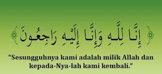 Menyampaikan ucapan salam takziah innalillahi. Takziah Untuk Kematian