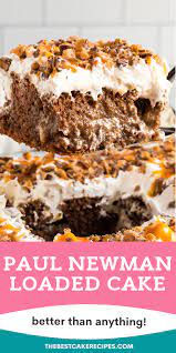Paul Newman Loaded Cake Homemade Cake Recipes Chocolate Best Cake Recipes Baking And Pastry