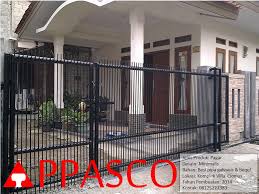 Lantaran desain kayak pagar rumah lantai 2 minimalis serta hunian minimalis ini tidak terlihat luas sebab itu kamu perlu. Pagar Minimalis Di Villa Ciomas Jual Kanopi Termurah 08125227383
