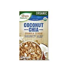 Contactless delivery and your first delivery is free! Organic Coconut Chia Granola Simply Nature Aldi Us