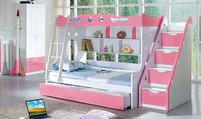 White wood bunk beds solid wood and good quality, good used cond. Gorgeous Inspirations For Girls Bunk Beds New Girls Bunk Beds Ideas With Stairs Unit Used White And Pink Decoration I Girls Bunk Beds Cool Bunk Beds Bunk Beds