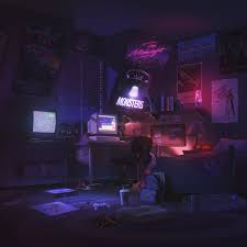 Your background art is incredible! Anime Room Background Night