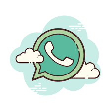 Free Flat Whatsapp Icon Of Cloud Available For Download In Png Svg And As A Font App Icon Cute App Iphone Logo