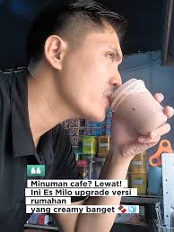Cara Buat Es Milo