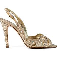 Gina Quincey Swarovski Leather Slingback Sandals Beige Heels Shopping Slingback Sandal Fashion Shoes
