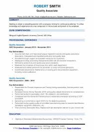 i used a nice template i found on zety. Quality Associate Resume Samples Qwikresume