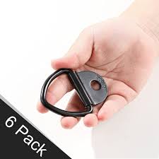 Travel trailer tie down anchors. Buy Czc Auto 6 Pack V Ring Tie Down Anchors 1 4 Heavy Duty Steel Tie Down Hooks For Truck Trailer Camper Warehouse Boat Cargo Control Surface Mount With Screws Black Online