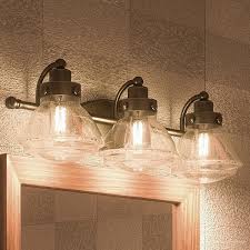 Luxury Transitional Bronze Bathroom Vanity Light Uql2652 Brookline Collection Industrial Bathroom Vanity Lighting By Urban Ambiance