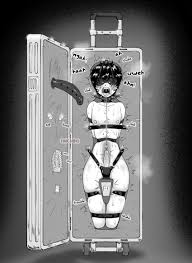 Rule 34 - 1boy Anal Arms Behind Back Blindfold Blush Bondage Choker Deepthroat  Gag Dildo Dildo Gag Encasement Gag Gagged In A Box Kei (zincubis) Legs Tied  Luggage Monochrome Open Mouth Gag