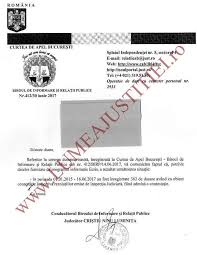 Oricum, mie mi se par jalnice afirmatiile la final de mandat, dar, ma rog, haideti sa vedem ce va face inspectia judiciara. Batjocura Nationala Inspectia Judiciara Este Protejata Fatis De Instantele De Contencios Din 362 De Contestatii Impotriva Solutiilor De Ingropare A Plangerilor Disciplinare Facute Din 2015 Si Pana In Prezent Curtea De