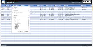 Making the best template format choice is way to your template success. Excel Contact List Template Crm Database Template