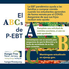 This information was compiled by fresh ebt from publicly available government websites. Nj S Pandemic Ebt Plan Approved Hunger Free Nj