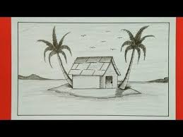 Cara Menggambar Pemandangan Pencil Drawing Youtube Di 2020 Cara Menggambar Menggambar Dengan Pensil Gambar