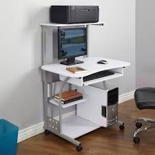 Hanging and mobile stands for computer towers help keep computer towers secure or transport them to the proper area, respectively. Small Office Desk On Wheels Novocom Top