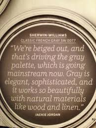 Though it may seem counterintuitive to have a simple color be awarded that distinction, it's a versatile, neutral color and can be used in so many different settings that it's worth celebrating it. Sherwin Williams Classic French Gray Paint Colors For Home Sherwin Williams Paint Colors Paint Colors Benjamin Moore