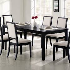 Our collection of white dining tables and black dining tables make for an artful arrangement. Our Best Living Room Furniture Deals Black Dining Room Modern Dining Room Set Dining Room Furniture Sets