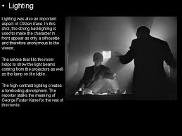 Burns is trying to be elected as governor in front of a large black and white poster of his own face references the scene where kane. Citizen Kane 1941 Scene Analysis In Citizen Kane