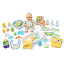 Amazon.com: Melissa & Doug Deluxe Doll Set (FFP) : Toys & Games