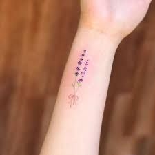 Lavender Tattoo Meaning And 40 Most Beautiful Ideas For Women In 2020 Lavender Tattoo Tattoos Finger Tattoos