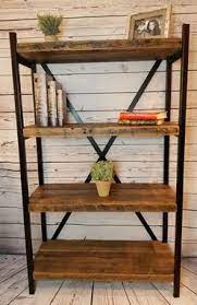 Buy Custom Made Reclaimed Wood Bookshelf Rustic Bookcase Barnwood Shelves Made To Order From Deer V Wood Bookshelves Reclaimed Wood Bookcase Rustic Bookcase