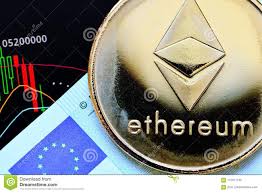 Crypto Currency Ethereum Stock Image Image Of Black 112571745