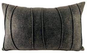 Check out our grey lumbar pillow selection for the very best in unique or custom, handmade pieces from our decorative pillows shops. Charcoal Gray Lumbar Pillow 12 X20 Contemporary Decorative Pillows By Sheila Weil She 861 P Houzz