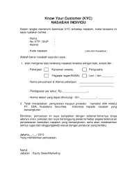 Dengan membaca artikel ini kamu akan bisa membuat surat kuasamu sendiri untuk berbagai keperluan. Surat Pernyataan Kyc Fill Online Printable Fillable Blank Pdffiller