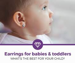Best Metal For Toddler Earrings In 2020 Baby Earrings Baby Earrings Studs Toddler Earrings