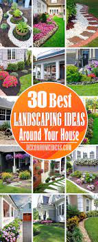 30 Best Landscaping Ideas Around Your House Decor Home Ideas Home Landscaping Front Yard Landscaping Design Outdoor Gardens Landscaping