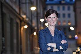 Märta stenevi, som föreslås bli nytt språkrör för miljöpartiet, efter en pressträff på torsdagen. Marta Stenevi Foreslas Som Sprakror For Mp