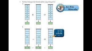 Maybe you would like to learn more about one of these? Bentuk Aljabar Ayo Kita Mencoba Contoh 3 8 Matematika Smp Kelas 7 Halaman 214 Youtube