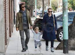 Pictures Of Gael Garcia Bernal With Pregnant Wife Dolores And Son Lazaro Popsugar Celebrity