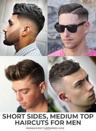 With A Medium Top And Short Sides Wear Hair With Lots Of Volume Or Add Messy Menshair Menshair2018 Men Haircuts For Men Mens Hairstyles Mens Haircuts Fade