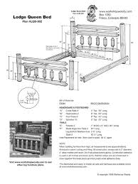 Furniture Plans 104 Jpg 500 667 Log Furniture Plans Log Bed Frame Log Furniture