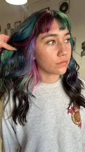 17th birthday hairsss! 🩷💚💙💜Yes that is definitely jersey shore in the  background , #slayyedbybri #vinylmamis #torrancehairstylist