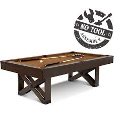 Barrington 8 Ft Fremont Collection Billiard Table With Cue Set And Accessory Kit Jet Com Billiard Table Pool Table Accessory Kits