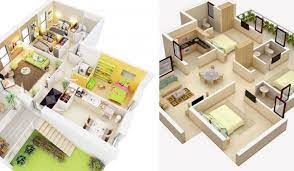 Di indonesia, desain rumah terdiri dari beberapa jenis dan ukuran. Denah Rumah 3 Kamar Modern Minimalis Terbaru