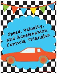 This Is A Handout For Students To Help Them Use The Triangle Method To Solve Speed Velocity Or Math Activities For Kids Math For Kids Free Teacher Resources