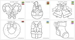 Check spelling or type a new query. Christmas Color By Number Worksheets 99worksheets