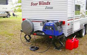 This heavy duty constructed generator tray fits onto the tongue of your travel trailer. Do Travel Trailers Have A Generator Rvblogger