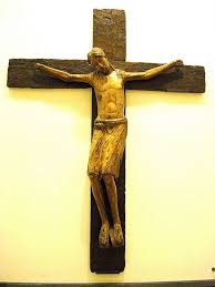 Jesus Christ On Cross Wood Sculpture 1st Half 13th Century From Pozzuoli Church Cioffi Russo Naples Capodimonte Museum Wood Sculpture Sculpture Crucifixion Cross