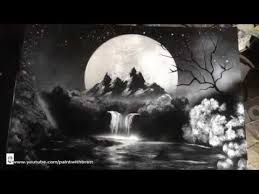 Artwork Easy Black And White Landscape Painting How To Spray Paint Art Just Black And White Youtube Peinture Aerographe Peinture Loisirs Creatifs