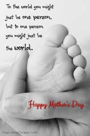 She carried you for nine months, and on her hip for a few years after. Inspire Me Quotes Inspiremetheapp On Twitter Happy Mothers Day Messages Mother Day Message Happy Mother Day Quotes