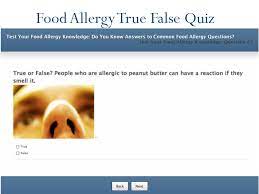 It is difficult to avoid foods that cause allergy. Food Allergy Tf Quiz Allergyhome Org