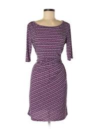 Details About Nwt Msk Women Purple Casual Dress M