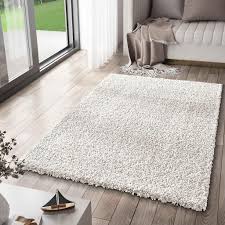 Entdecke alle teppicharten online  jetzt weiterlesen. Prime Shaggy Hochflor Teppich Einfarbig Weiss Kaufland De